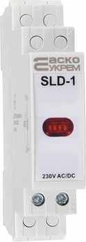 Модульна сигнальна арматура 230V AC/DC LED червона [A0140030032] SLD-1 АСКО