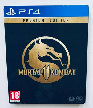 Mortal Kombat 11 Premium Edition + Steelbook, русские субтитры - диск для PlayStation 4, Б/У