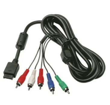 Компонентний AV кабель для Sony PS2 PS3 HDTV відео 1.7 м Black