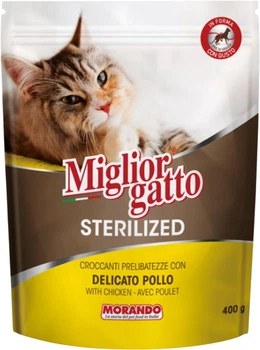 Сухий корм Morando Migliorgatto Sterilised з куркою