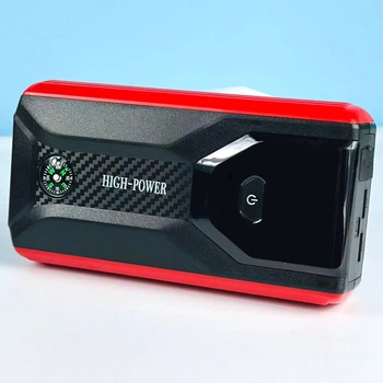 Автомобильное пуско-зарядное устройство Бустер Jump Starter J15 |28000mAh, 2USB+1Type-C| Черно-красный