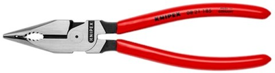 Kombinerki uniwersalne Knipex z ostro zakończonymi szczękami 185 mm (08 21 185)