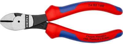 Szczypce Knipex boczne o zwiększonym przełożeniu 160 mm (74 02 160)