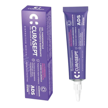 Гель для ясен CURASEPT HYALU PRO GEL ADS СНХ 0,5% з ДНК + гіалуронова кислота відновлюючий 30 мл
