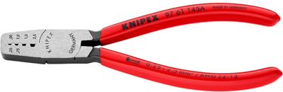 Kombinerki Knipex do zagniatania tulejek kablowych 145 mm (97 61 145 A)