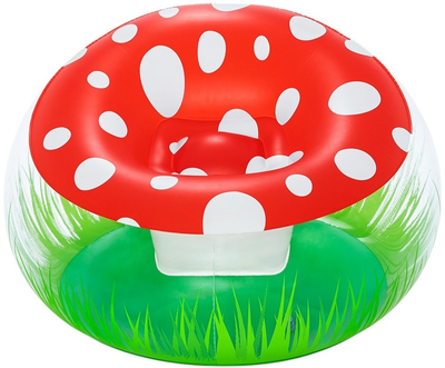 Надувне крісло Bestway Mighty Mushroom 112 x 112 x 66 см B75123 (6941607345962)