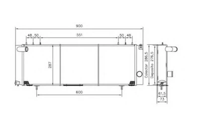 Радіатор NRF 50231 NRF (50231)