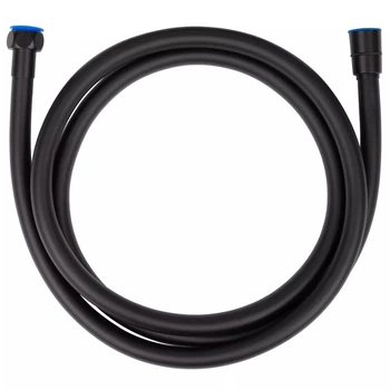 Шланг для душа WEZER 1800мм силиконовый черный WKR-015-180-B