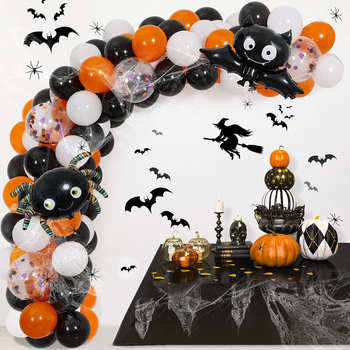 Арка Из Шаров Halloween Паутина ( 77 шаров)