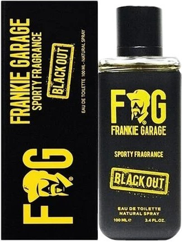 Woda toaletowa męska Frankie Garage Sporty Fragrance Black Out 100 ml (8058093160462)