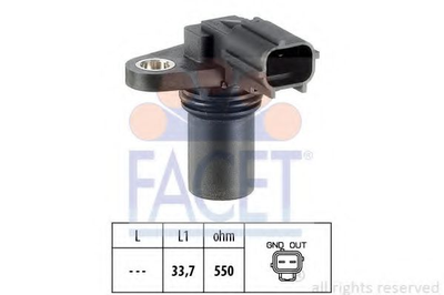 Датчик оборотов коленвала Ford Mondeo/ Mazda 3, 5, 6,TRIBUTE 1.8-2.3 00- (9.0281) Facet Facet (90281)