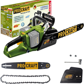 Аккумуляторная цепная пилка Procraft PCA40/2 (без АКБ и ЗУ) (0 30402)