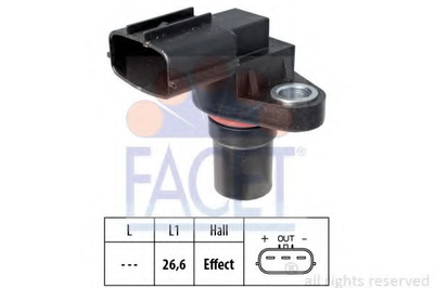 Датчик оборотов коленвала Opel Astra G, COMBO, CORSA C, MERIVA 1.7D 00- (9.0337) Facet Facet (90337)