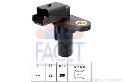 Датчик оборотов коленвала Opel Vivaro/ Renault Laguna II/Megane III 1.4-1.9dCi-2.0 01- (9.0579) Facet Facet (90579)