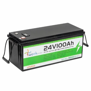 Литий-феррумный аккумулятор Weekender с дисплеем LCD 24V100Ah LiFePO4 +LCD