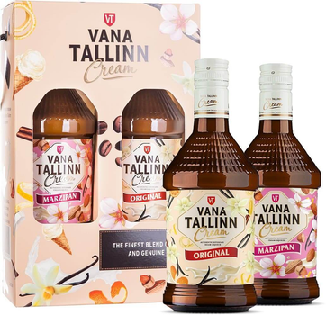 Набор ликеров Vana Tallinn Original 0.5 л 16% + Vana Tallinn Marzipan 0.5 л 16% (4740054001054_1)