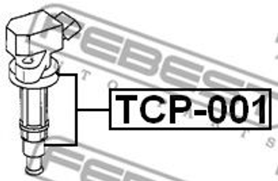 Наконечник котушки запалювання (вир-во FEBEST) Febest (TCP001)