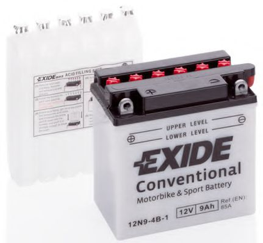 Стартерна батарея (акумулятор) EXIDE 12N9-4B-1 Exide (12N94B1)