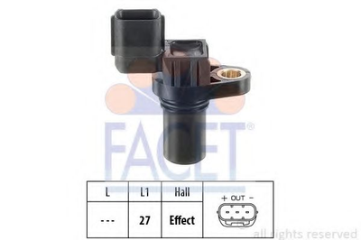 Датчик оборотов коленвала Hyundai SANTA FE I (SM) 01-06/Picanto 04-/Lancer 95-08 (9.0335) Facet Facet (90335)