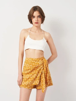 Кроп топ женский Zara 3067/492 S Белый (03067049250022)