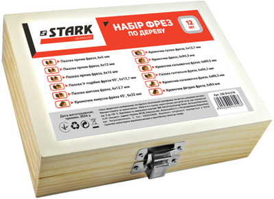 Набор фрез Stark 12 шт (250016010)