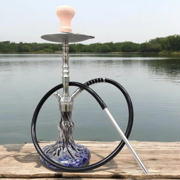 Кальян Hookah AHA 0017 Blue высотой 57 см на 1 персону