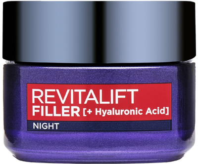 Нічний крем L'Oréal Revitalift Filler проти зморшок 50 мл (3600523201440)