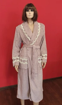 Халат женский Maison D'or Vanessa Long Dark Lilac S