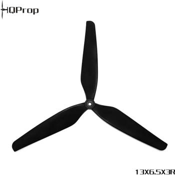 Пропеллери HQProp MacroQuad 13x6.5x3 Black (1CW+1CCW) Glass Fiber Reinforced Nylon (9313448339184)