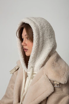 Капор з дов'язом Kent&aver SHP-09010-2TD Молочний 56-60 (SHP-09010-2TD)