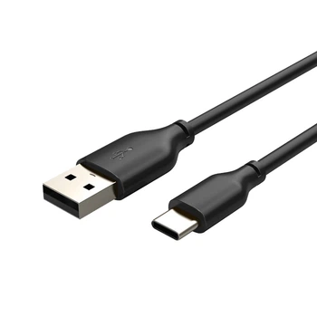 Кабель Cabletime USB Type A- USB Type C 3A 1 м, 3А, швидка зарядка, Black (CA32H)