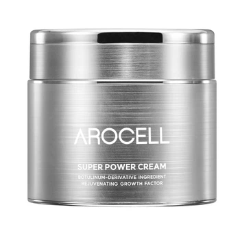 Крем Arocell Super Power Cream с ботулиническим полипептидом и стволовыми клетками для интенсивного омоложения кожи лица, 50 г