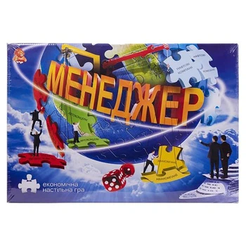 Настольная игра "Менеджер" Danko Toys DTG7-U на украинском языке
