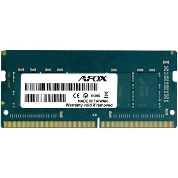 Модуль пам'яті Afox SoDIMM 8Gb DDR4 3200 MHz AFox, Retail (AFSD48PH1P)