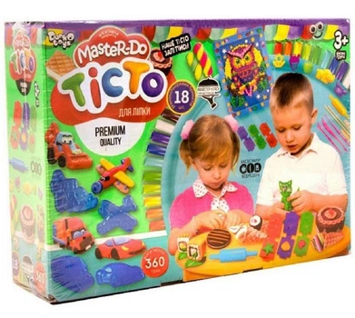 Тесто для лепки Master Do (коробка 18 цветов х 20г.) TMD-03-05