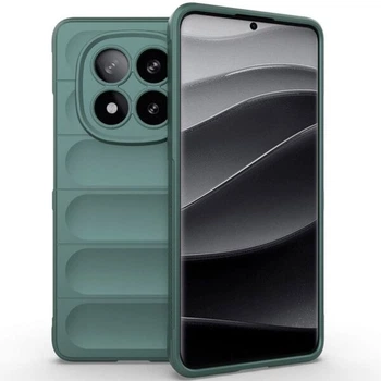 Силиконовый (TPU) чехол Deexe Terra Case для Xiaomi Redmi Note 14 Pro Plus - Green