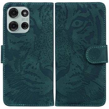 Чохол-книжка Deexe Tiger для Motorola Moto G75 - Green