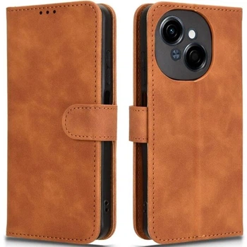Чехол-книжка Deexe Classic Series для TECNO Spark Go 1 - Brown