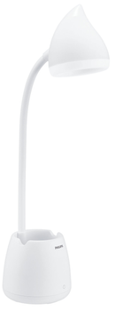 Philips Лампа настільна LED Reading Desk lamp Hat, біла