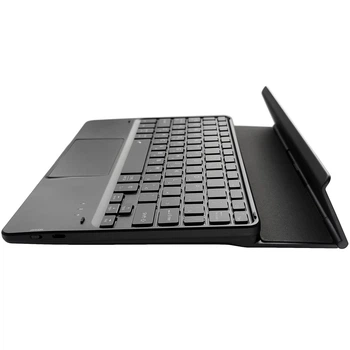 Клавиатура-подставка беспроводная Smart Keyboard + Мышка для Samsung Galaxy Tab A9 Plus Ukr+Eng Black