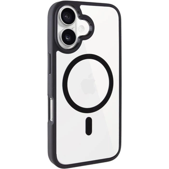 Чехол на Apple iPhone 16 / для айфон 16 прозрачный Черный