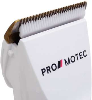 Бездротова машинка триммер для стрижки волосся професійна Promotec PM 368 Pro + Щітка для очищення