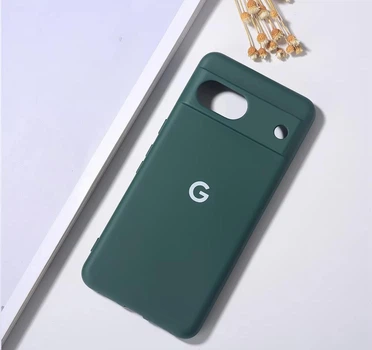 Чохол з лого "Google" з мікрофіброю Google Pixel 7a Зелений