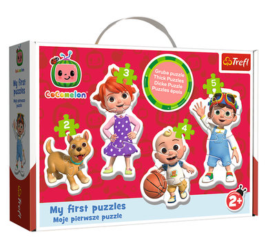 Пазли Baby Puzzle. Кокомелон. Cocomelon (14 ел.) 36129 (Trefl)