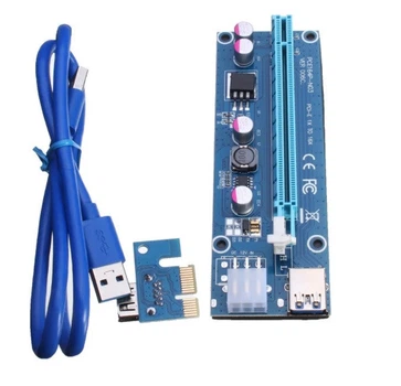 Райзер 6 pin v006C USB 3.0 PCI-E 1X - 16X Riser 77361