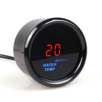 Указатель температуры воды цифровой Ket Gauge 8802 BLACK LED d52мм прибор датчик автомобильный SV0688