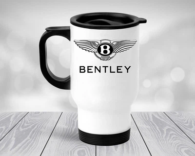 Термокружка Bentley автомобильный бренд, автомобильная термокружка #15 450 мл Белая