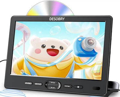 Портативний 10,5-дюймовий автомобільний DVD-плеєр DESOBRY (2 монитора) 1783