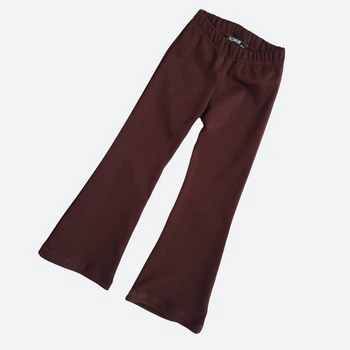 Лосіни для дівчинки з утепленням кльош Alwair Kids Коричневий 80см 81058