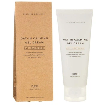 Заспокійливий гель-крем для обличчя з насінням вівса Purito Oat-In Calming Gel Cream 100ml